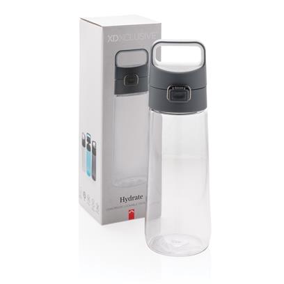 HYDRATE BOTTLE - Leak Proof Lockable Tritan Bottle-Transparent