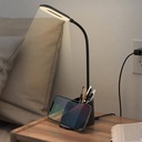 ALMERE - Giftology 3 in 1 Desk Lamp with 15W  Wireless Charger & Pen Holder - Black