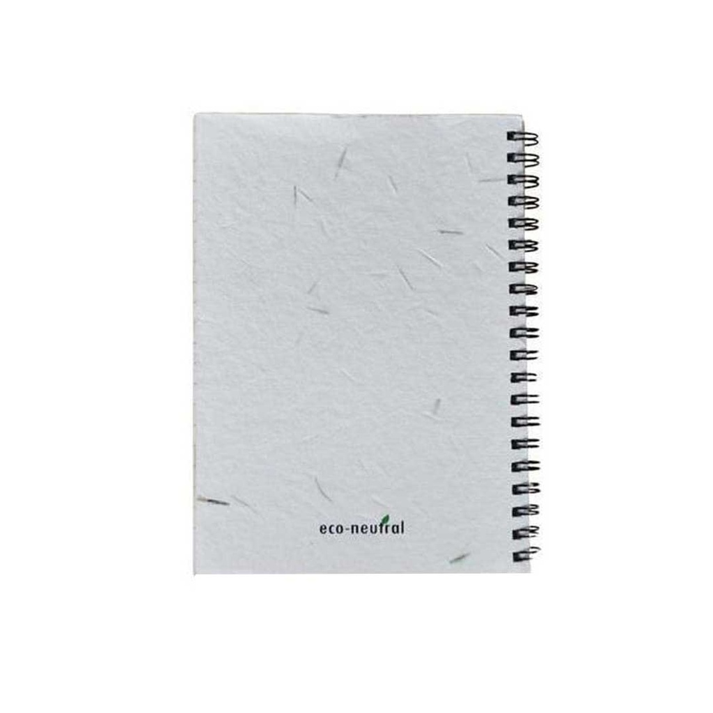 LUGO - eco-neutral® B6 Soft Cover Handmade Seed Paper Spiral Notebook