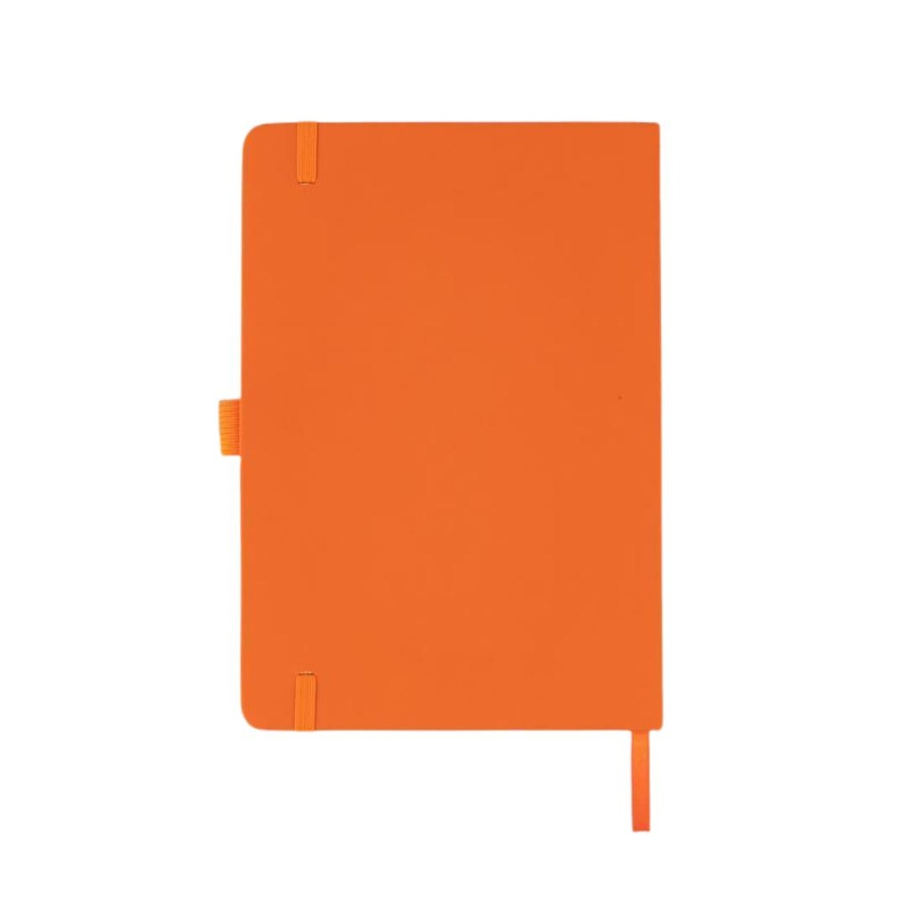 JURSI - Giftology A5 PU Notebook with Pen Loop - Orange