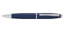 Cross Calais(TM) Matte Metallic Blue with Polished Chrome Appointments Ballpoint Pen