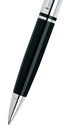 Cross Calais™ Chrome/Black Lacquer with Polished Chrome Appointments Ballpoint Pen