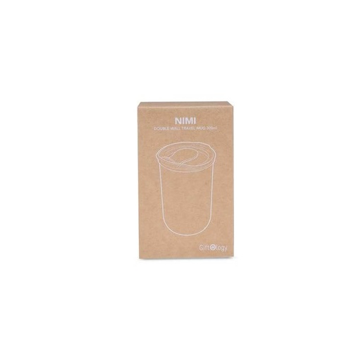 NIMI - Giftology Double Wall Travel Mug 300ml - Violet
