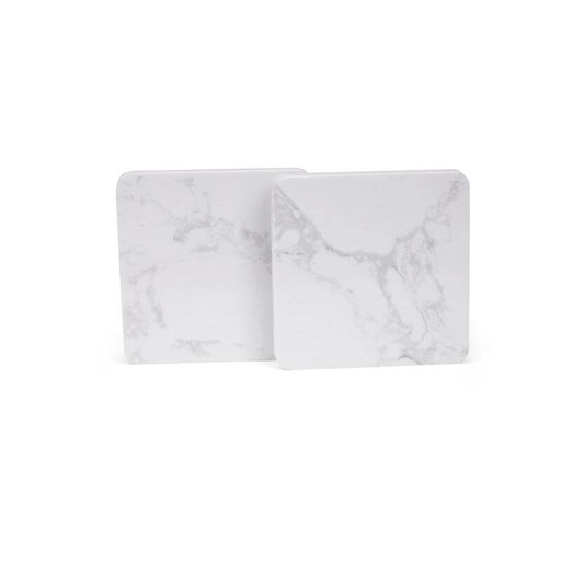 CARRARA - Giftology Set of 2 Marble Coasters