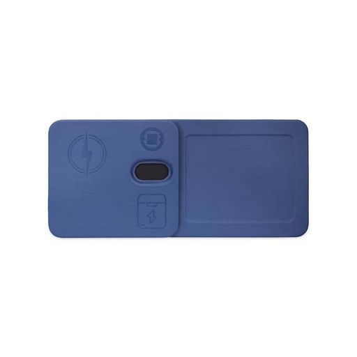 AVRON - Giftology 3-in-1 Magnetic Wireless Charger Desk Tray - Navy