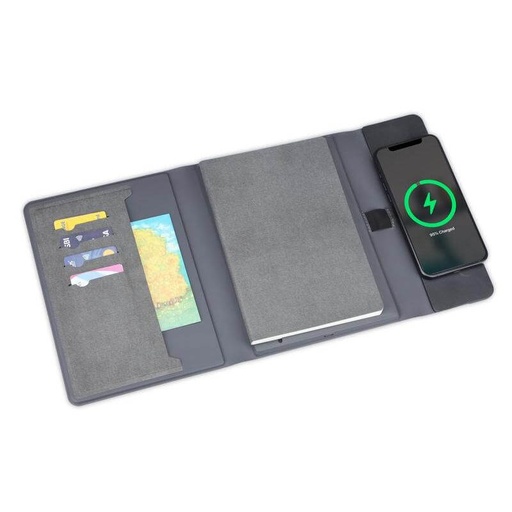 BERGMUND - Santhome 10000mAh Mag Wireless Powerbank Portfolio - Black