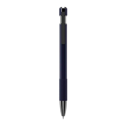 PILA - Recycled Aluminium Ballpoint Pen - Navy Blue