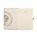  CROSS HARDCOVER A5 NOTEBOOK + PEN + LEATHER CARD HOLDER  - NAVY BLUE