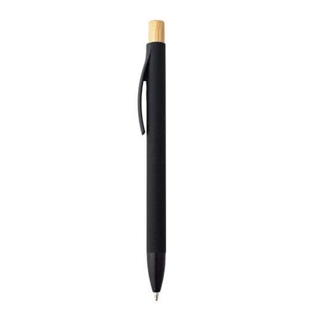 BOLT - Aluminium Push Action Ballpen - Black
