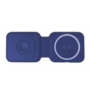 TURIN - @memorii Foldable Wireless Charger and Multicable Set - Navy Blue