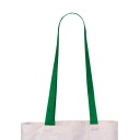 Cotton Shopping Bag - Green Handle