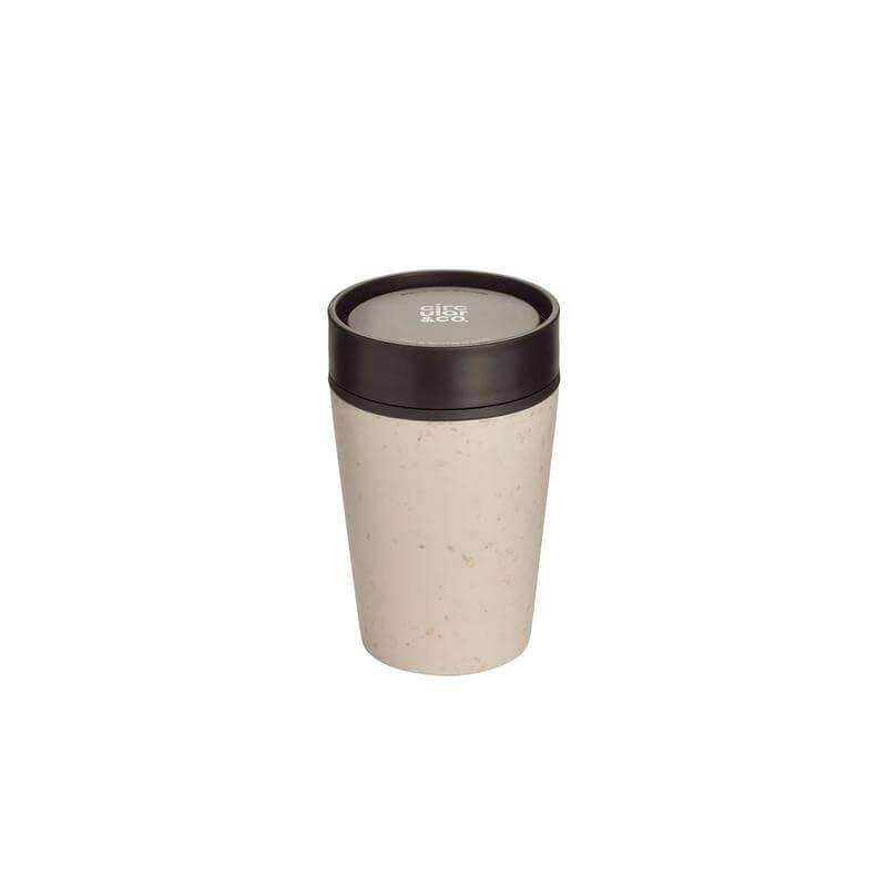 Circular Cup 8oz Cream & Cosmic Black