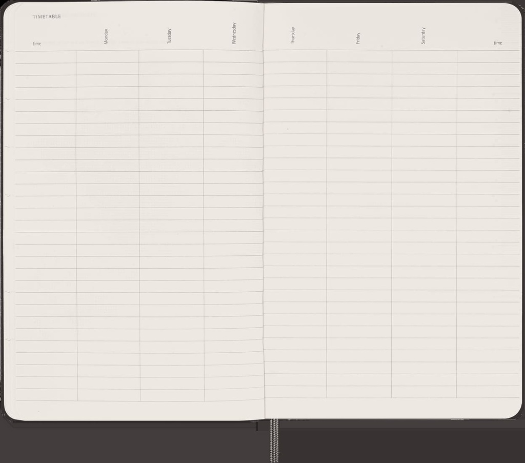 Moleskine Undated 12 Month Weekly Planner - Hard Cover - Large