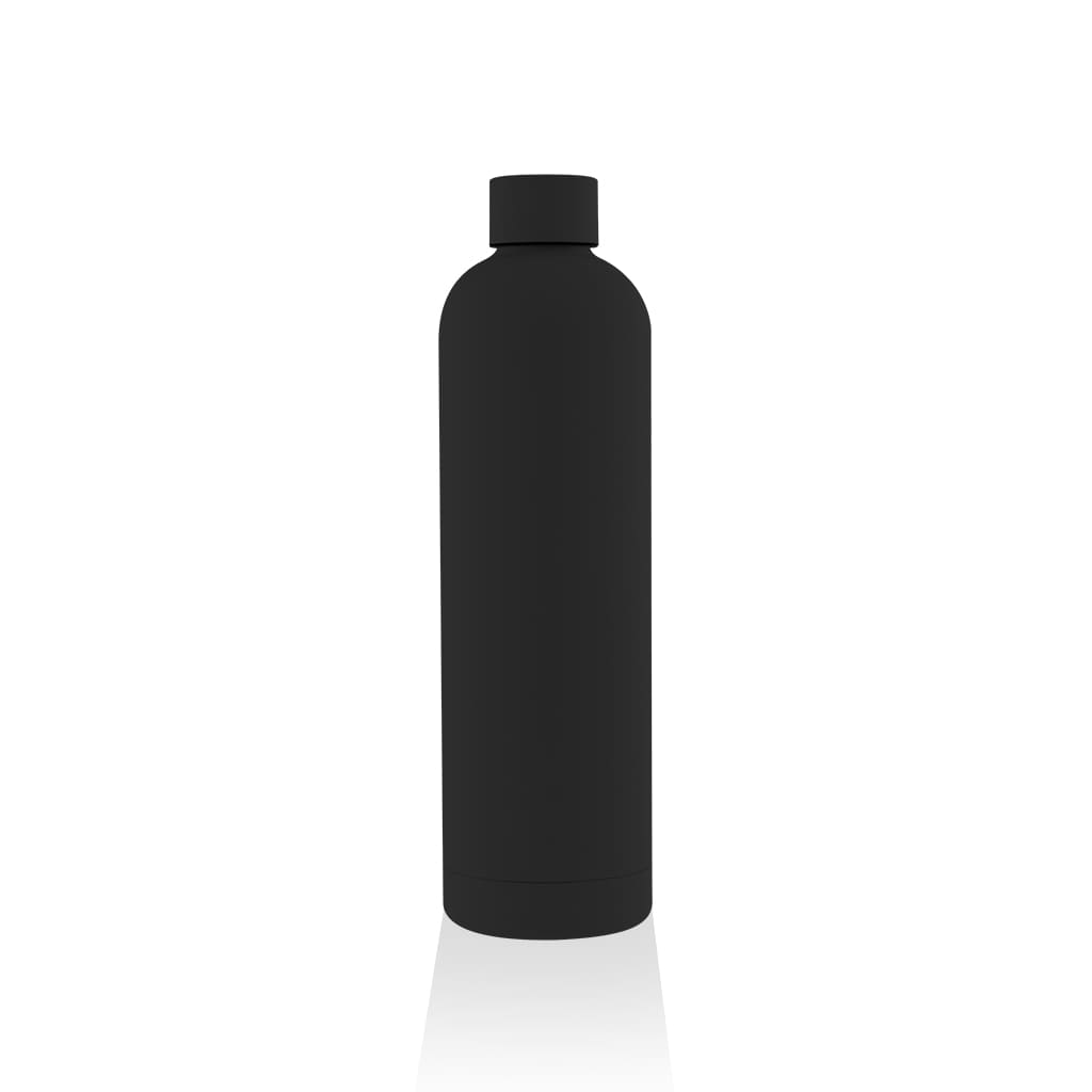 TAUNUS - Soft Touch Insulated Water Bottle - 750ml - Black