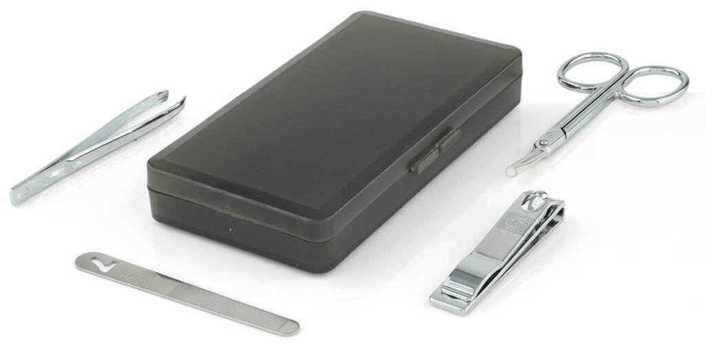 GLINA - Premium Grooming / Manicure Set - Silver