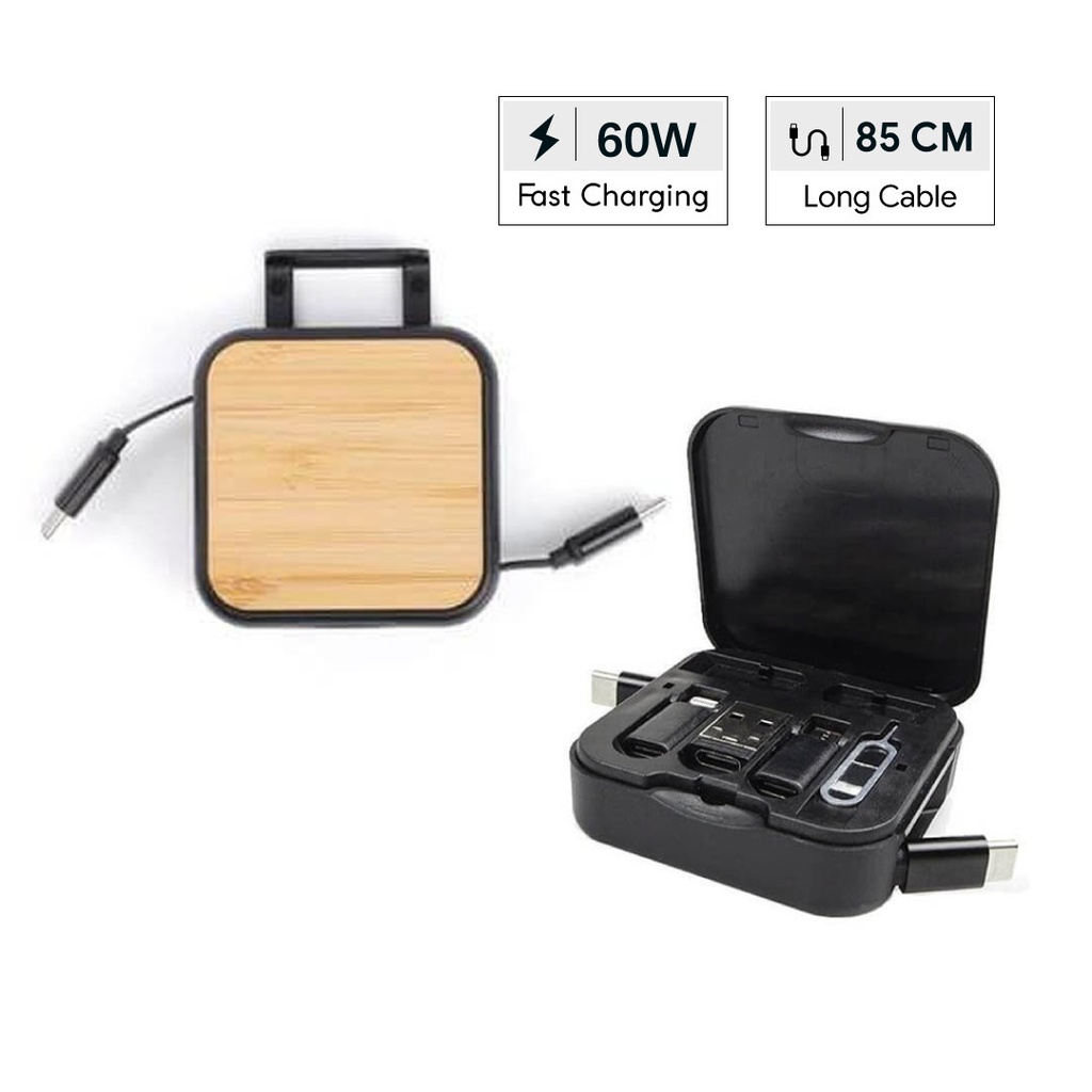 CASEY - Giftology Multi Functional Charging Cable Card Kit
