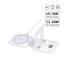 [ITWC 1245] TURIN - @memorii Foldable Wireless Charger and Multicable Set - White