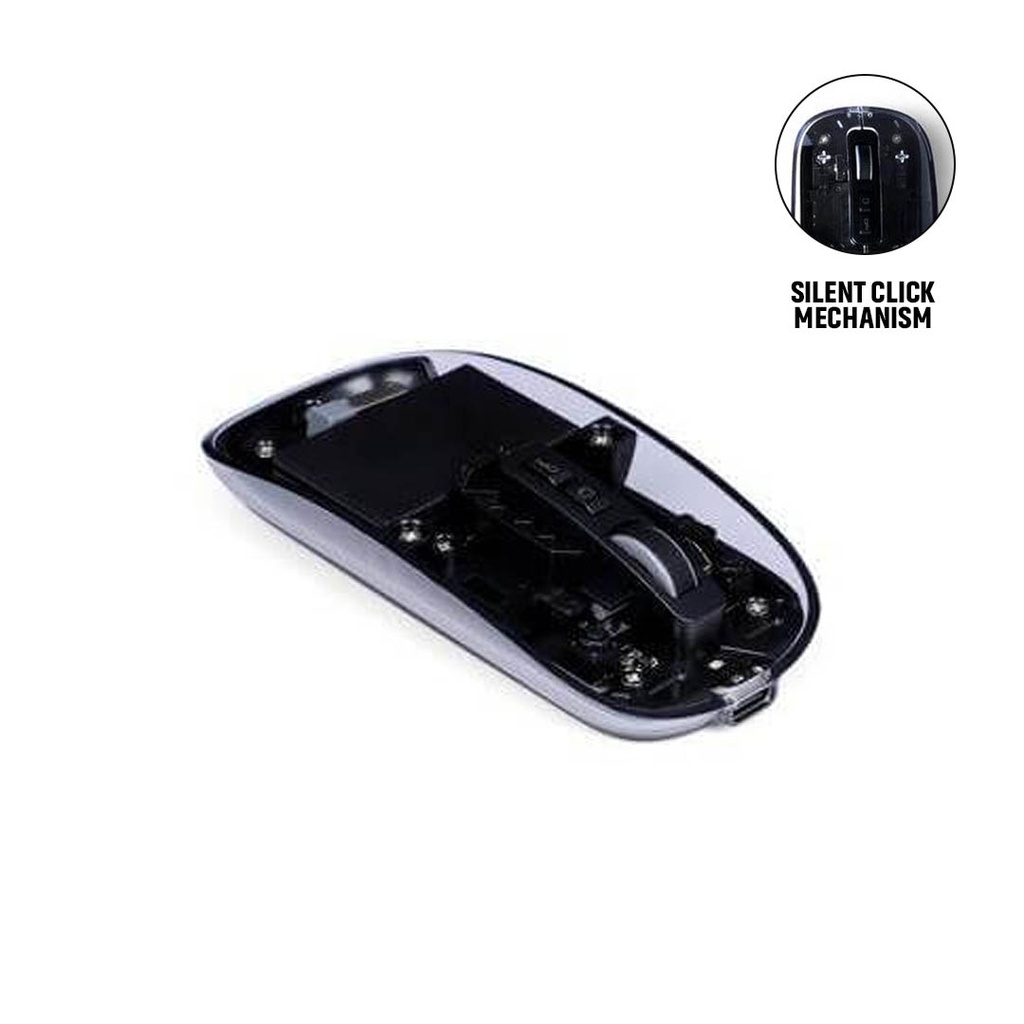 LOGIK - @memorii Transparent 3-mode Wireless Mouse