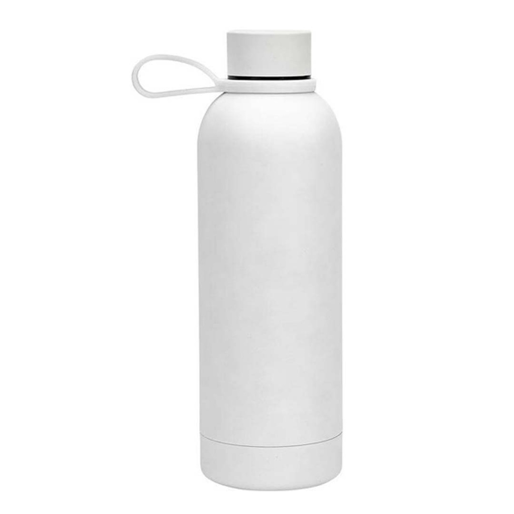 CADIZ - Giftology Double Wall Stainless Steel Bottle 500ml - White