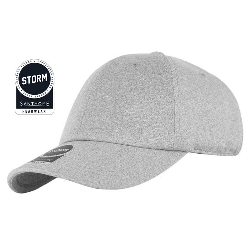 STORM - Santhome Textured 6-panel Cap - Grey