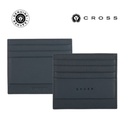 [LACR 2005] CROSS Saffiano Leather 6CC Card Holder - Navy Blue