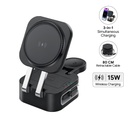 TRIODE @memorii 4 in 1 Foldable Wireless Fast Charging Station