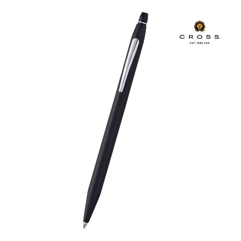 Cross Click™ Classic Black Ballpoint Pen (Blue Ink)