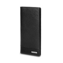 [LAMOL 102] Moleskine Classic Match Leather Slimfold Wallet - Black