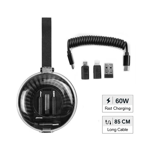 [ITGL 1243] CORDA - Giftology Curled Cable & Adapter Kit