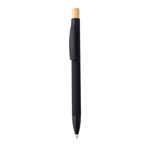 [WIMP 5347] BOLT - Aluminium Push Action Ballpen - Black
