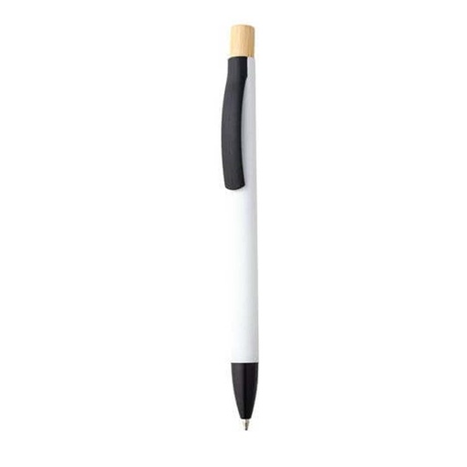[WIMP 5348] BOLT - Aluminium Push Action Ballpen - White