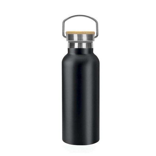 [DWGL 3269] ALMERIA - Giftology Double Wall Stainless Steel Bottle 500ml -  Black