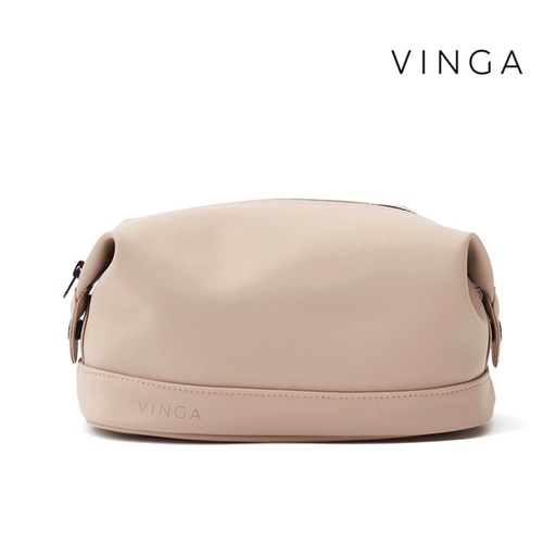 [WBXD 2237] VINGA Baltimore Wash Bag - Beige