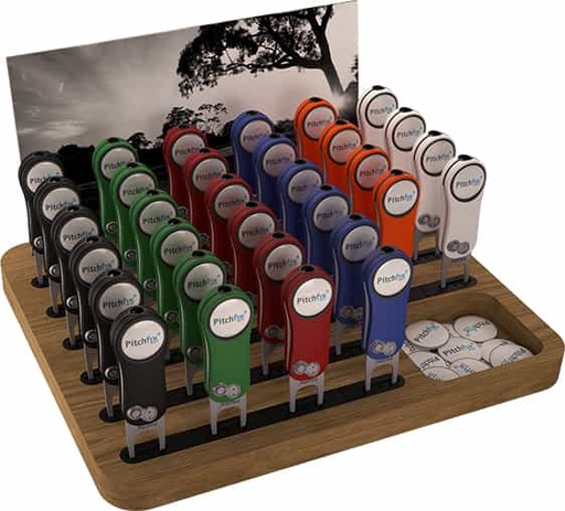 [GAPF 101] Par 2.0 - Pitchfix Retail Concept - 32 divot tool PoS display